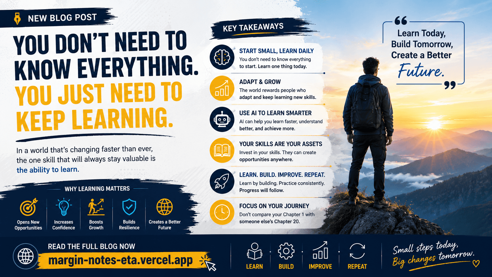 You Don’t Need to Know Everything — You Just Need to Keep Learning